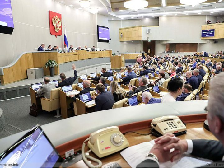 Пленарное заседание депутатов Госдумы РФ